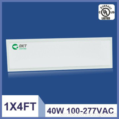 US market OKT UL Listed 1X4FT 40W Dimmable ceiling mounted led panels